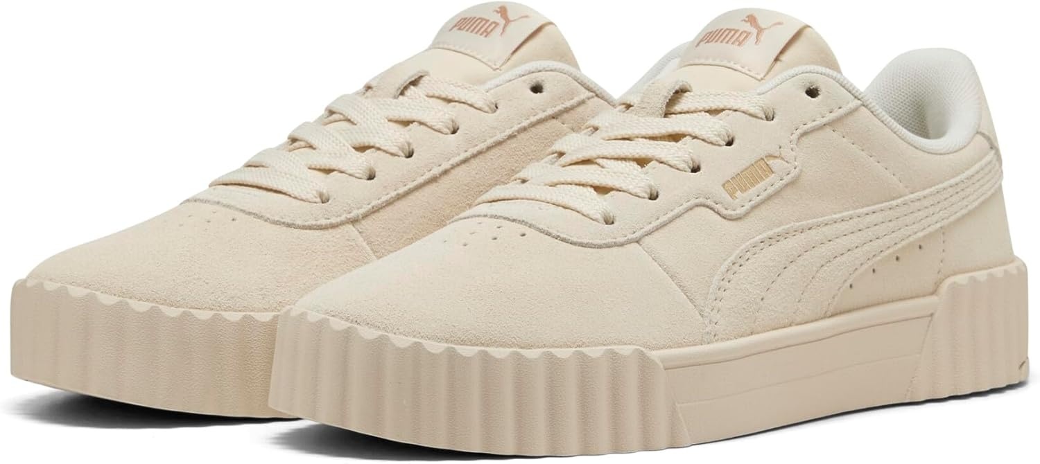image:imagePUMA Womens Carina Leather Sneaker30 Alpine Snowgold