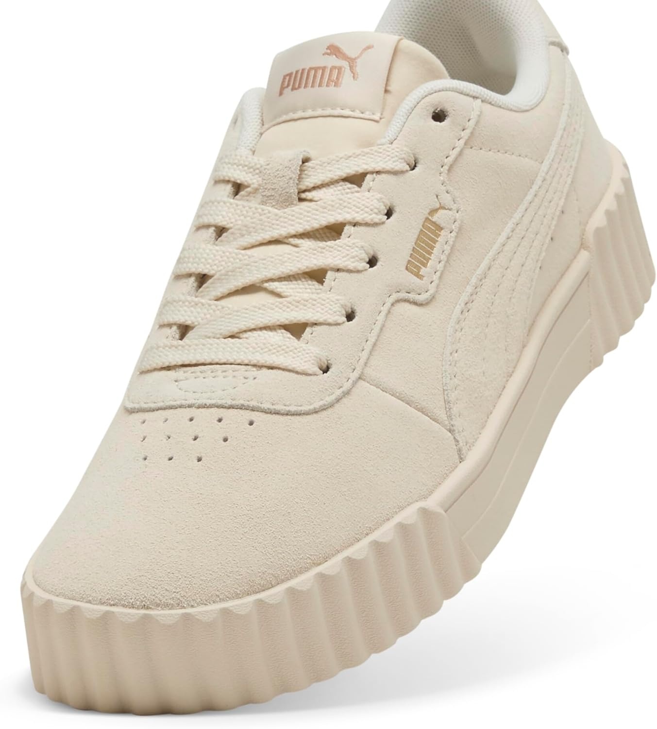 image:imagePUMA Womens Carina Leather Sneaker30 Alpine Snowgold