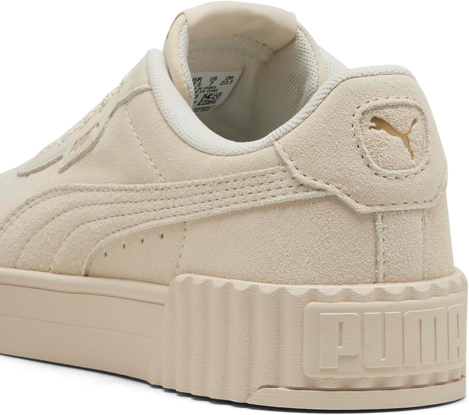 image:imagePUMA Womens Carina Leather Sneaker30 Alpine Snowgold