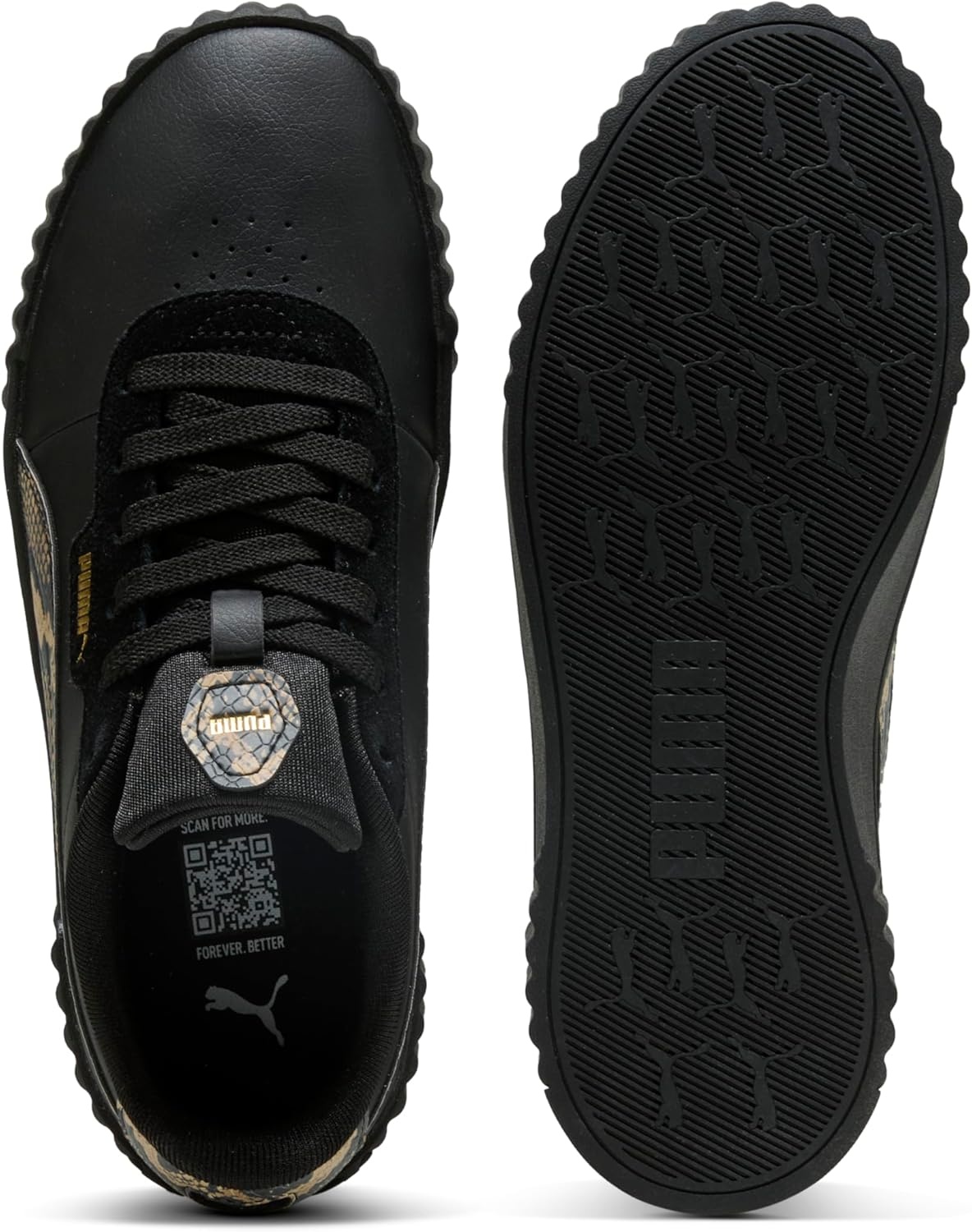 image:imagePUMA Womens Carina Leather SneakerBlack
