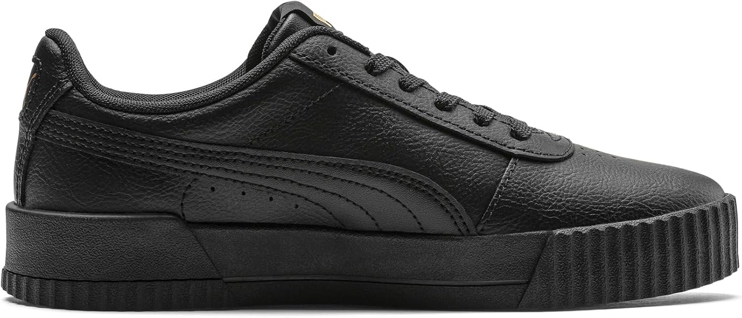 image:imagePUMA Womens Carina Leather SneakerBlack Team Gold