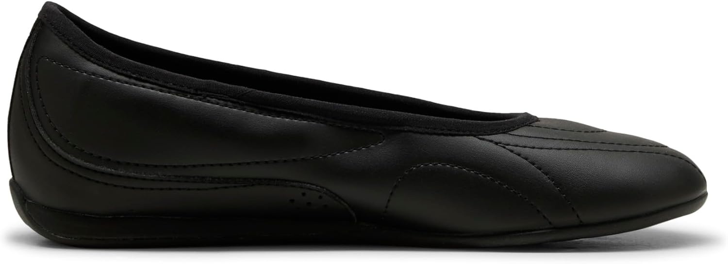 image:imagePUMA Womens Catch Soleil Ballerina Flats Casual PinkBlackWhite