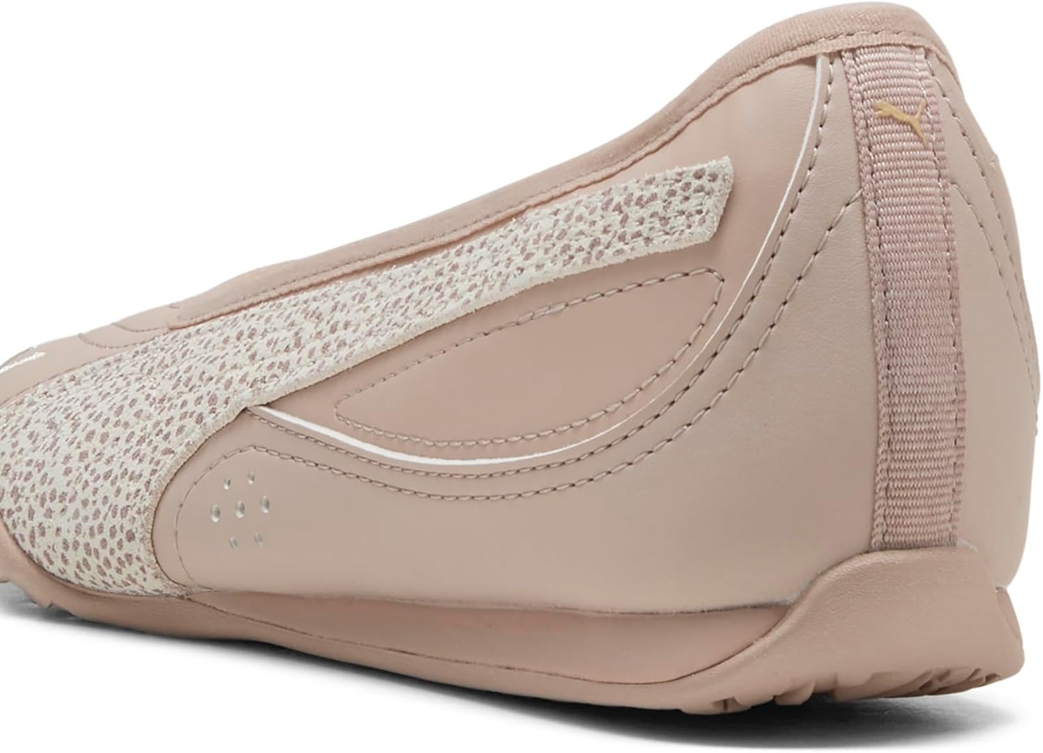 image:imagePUMA Womens Catch Soleil Ballerina Flats Casual PinkRose Lattefrosted Ivorypuma Gold