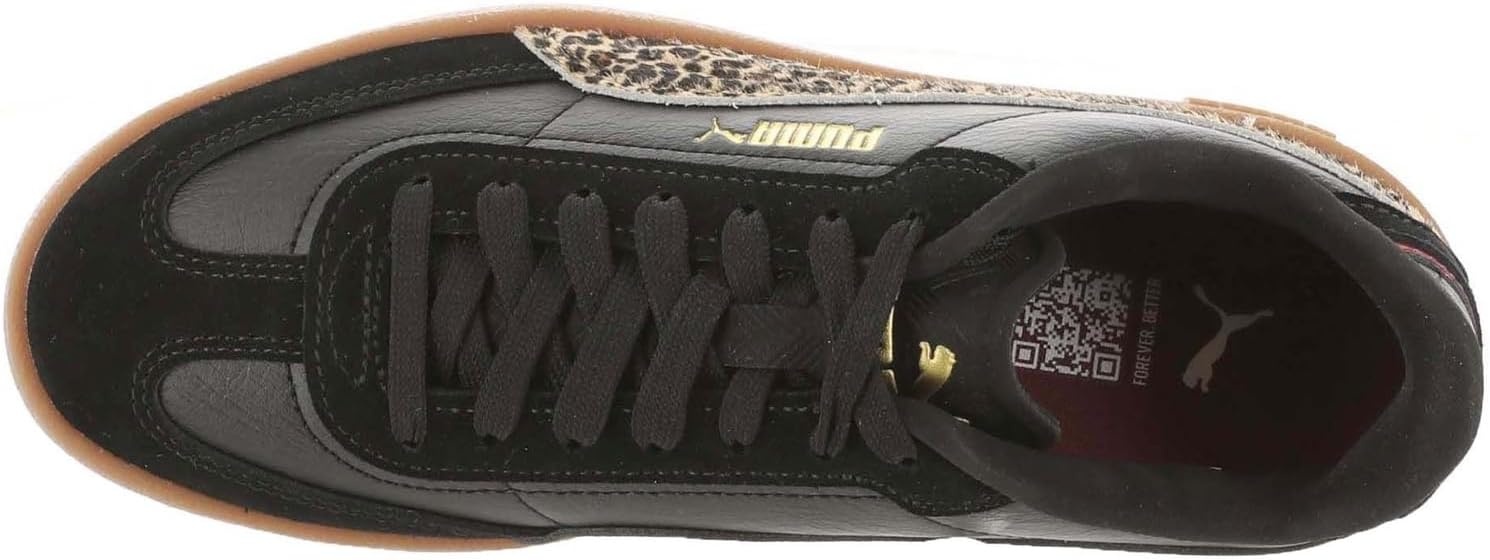 image:imagePUMA Womens Club Ii Era Luminous Lace Up Sneakers Shoes CasualBlacktoasted Almond Ah25