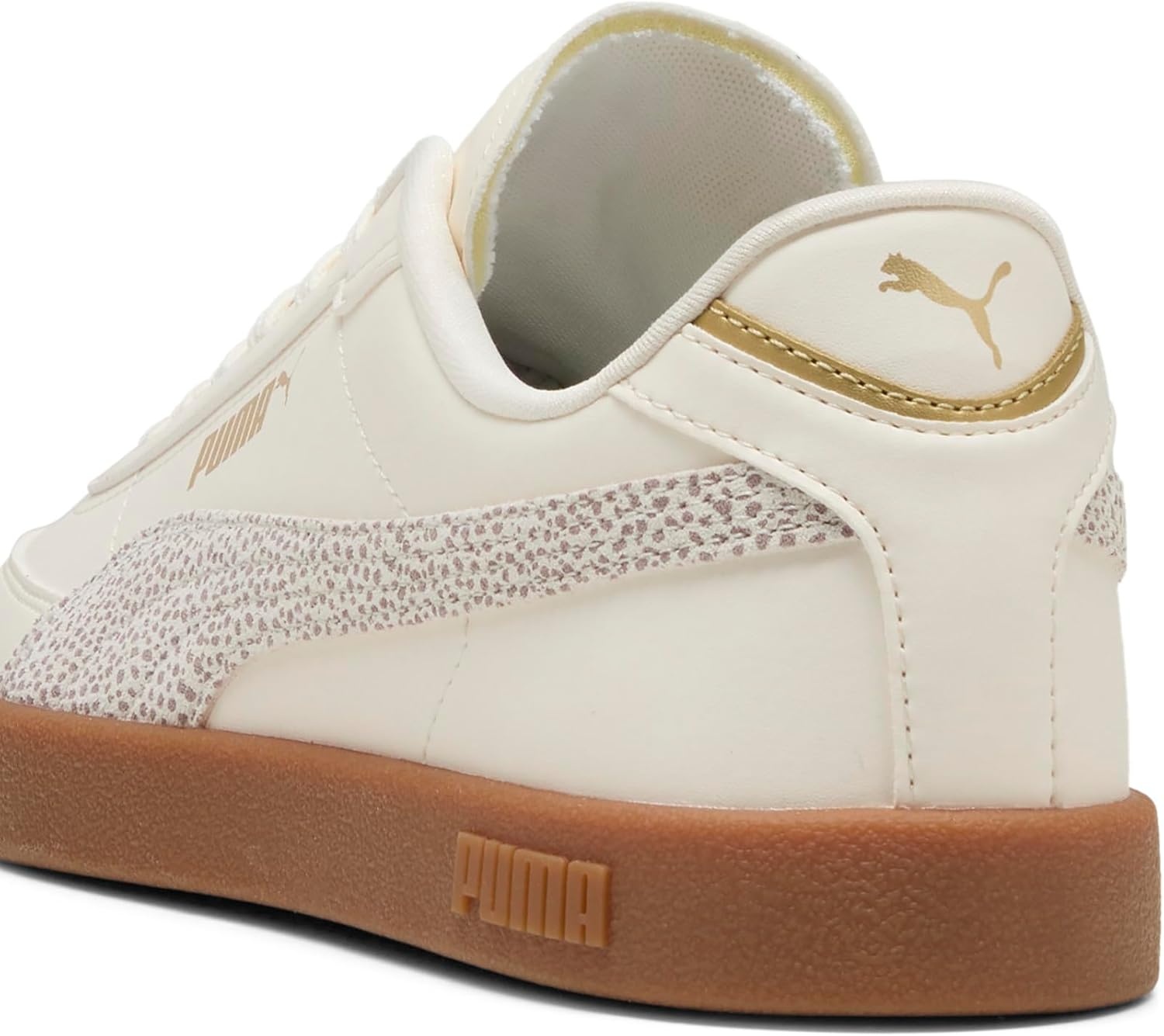 image:imagePUMA Womens Club Ii Era Luminous Lace Up Sneakers Shoes CasualFrosted Ivoryrose Latte