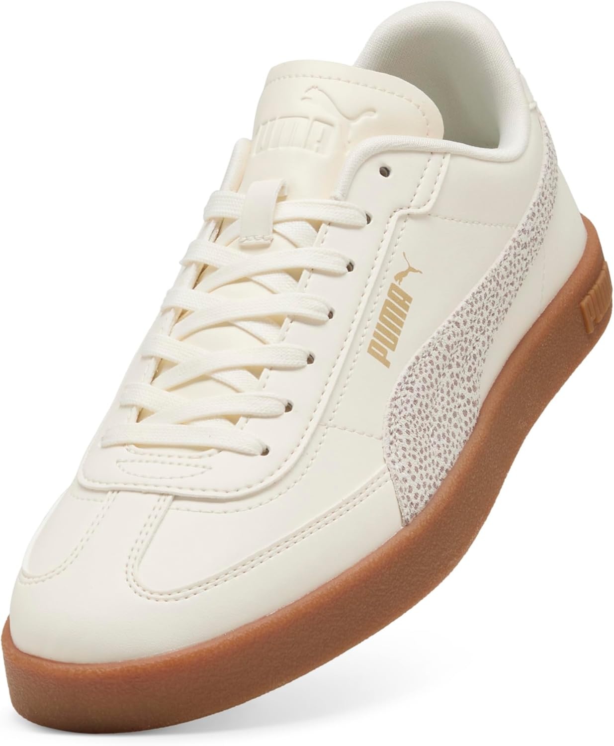 image:imagePUMA Womens Club Ii Era Luminous Lace Up Sneakers Shoes CasualFrosted Ivoryrose Latte