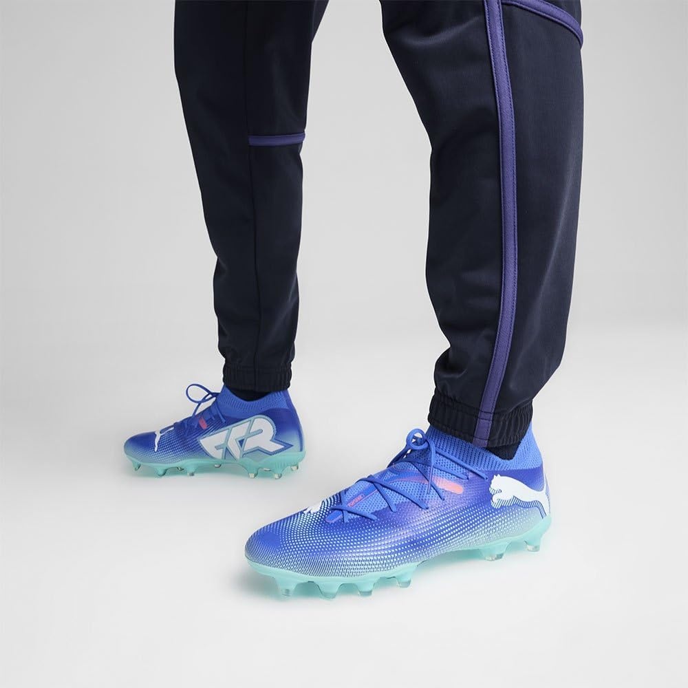 image:imagePUMA Womens Future 7 Match Firm GroundArtificial Ground Soccer Cleats BlueBluemazing Puma White Electric Peppermint