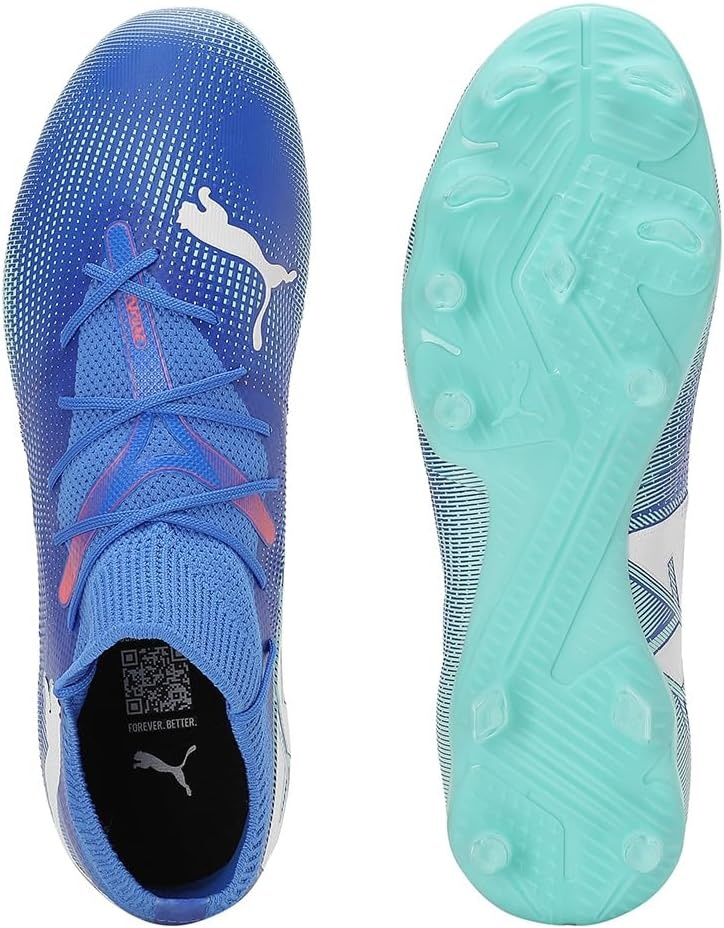 image:imagePUMA Womens Future 7 Match Firm GroundArtificial Ground Soccer Cleats BlueBluemazing Puma White Electric Peppermint