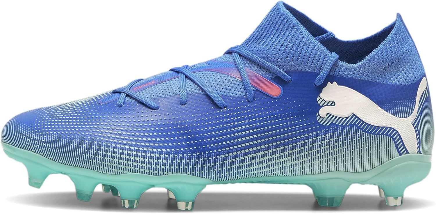 image:imagePUMA Womens Future 7 Match Firm GroundArtificial Ground Soccer Cleats BlueBluemazingpuma Whiteelectric Peppermint