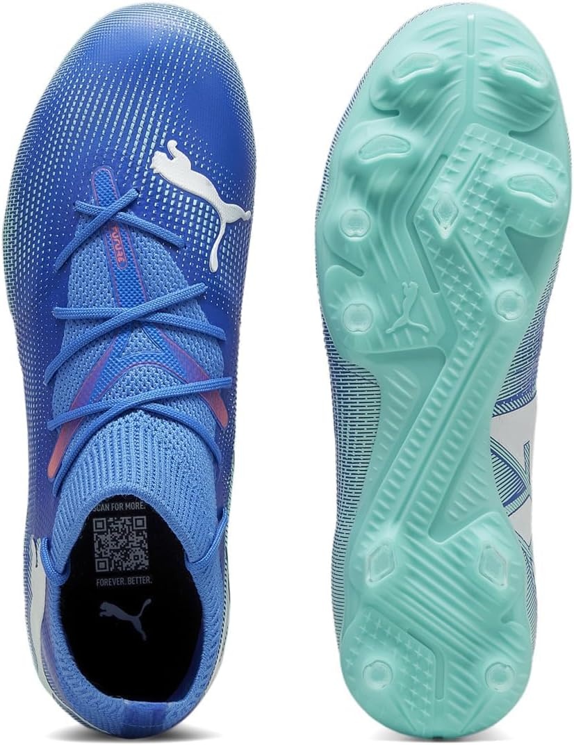 image:imagePUMA Womens Future 7 Match Firm GroundArtificial Ground Soccer Cleats BlueBluemazingpuma Whiteelectric Peppermint