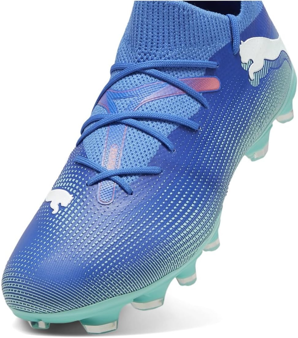 image:imagePUMA Womens Future 7 Match Firm GroundArtificial Ground Soccer Cleats BlueBluemazingpuma Whiteelectric Peppermint