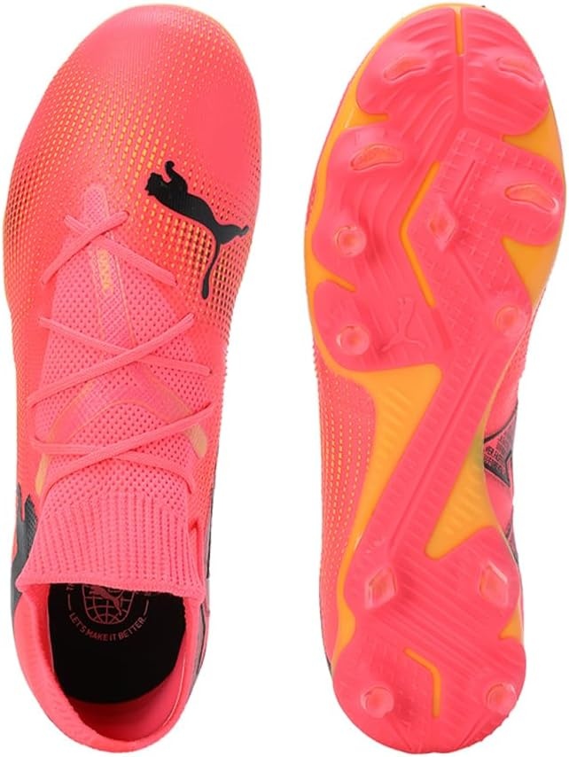 image:imagePUMA Womens Future 7 Match Firm GroundArtificial Ground Soccer Cleats BlueSunset Glow Puma Black Sun Stream