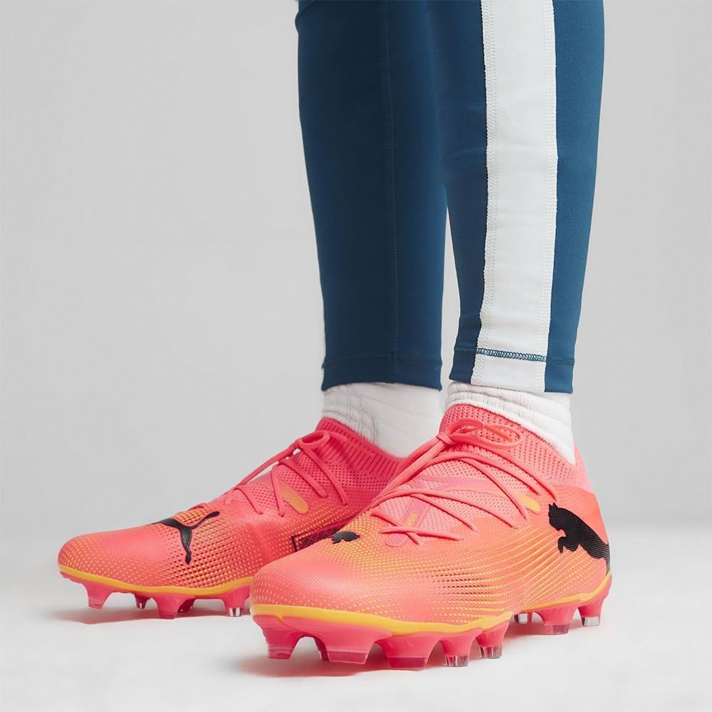 image:imagePUMA Womens Future 7 Match Firm GroundArtificial Ground Soccer Cleats BlueSunset Glow Puma Black Sun Stream