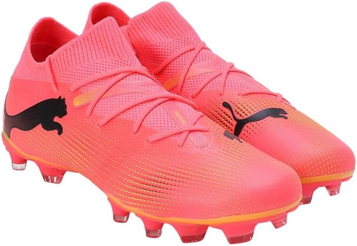 image:imagePUMA Womens Future 7 Match Firm GroundArtificial Ground Soccer Cleats BlueSunset Glowblacksun Stream