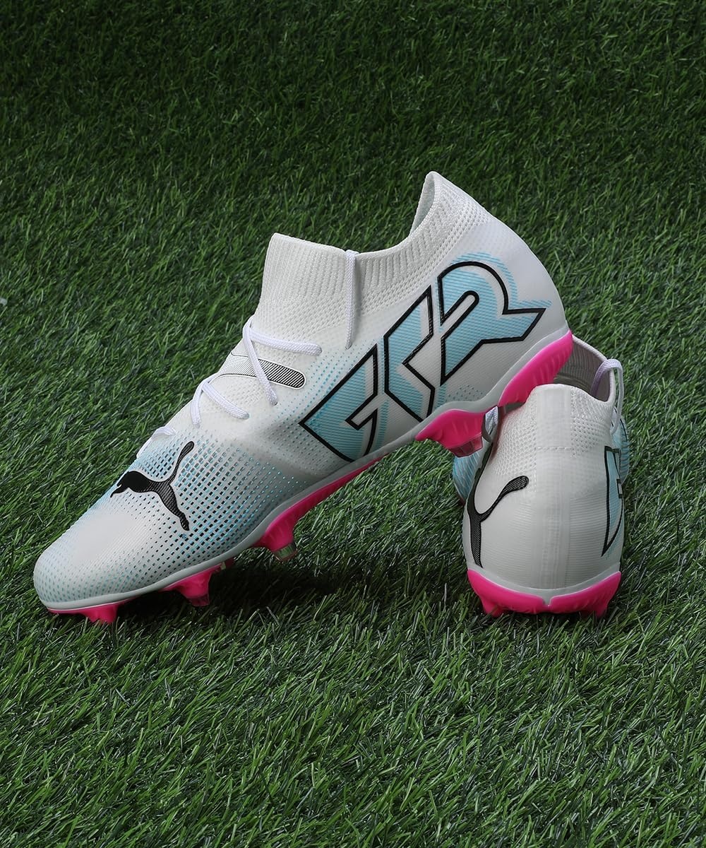 image:imagePUMA Womens Future 7 Match Firm GroundArtificial Ground Soccer Cleats BlueWhiteblackpoison Pink