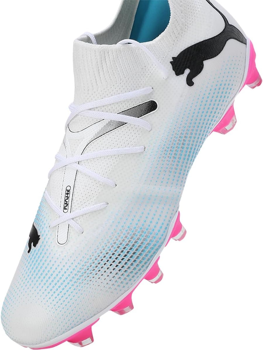 image:imagePUMA Womens Future 7 Match Firm GroundArtificial Ground Soccer Cleats BlueWhiteblackpoison Pink