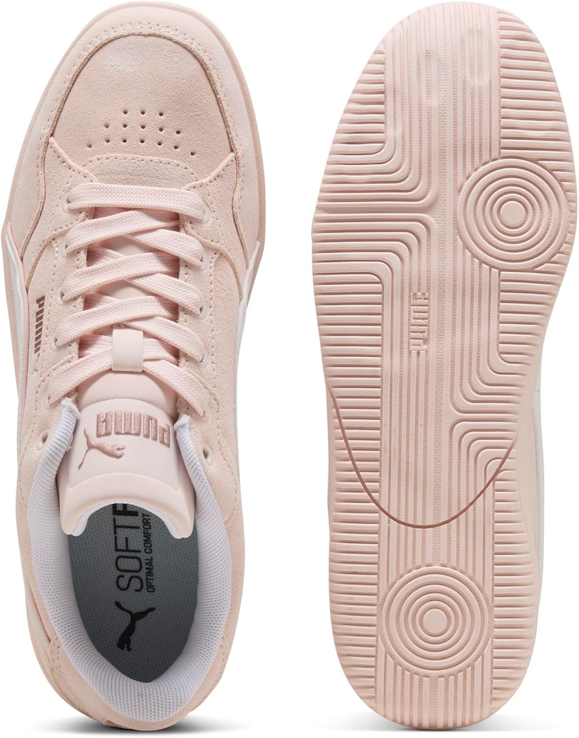 image:imagePUMA Womens KModa Mesh Lace Up Sneakers Shoes CasualJasmine Flowerpuma Whiterose Gold