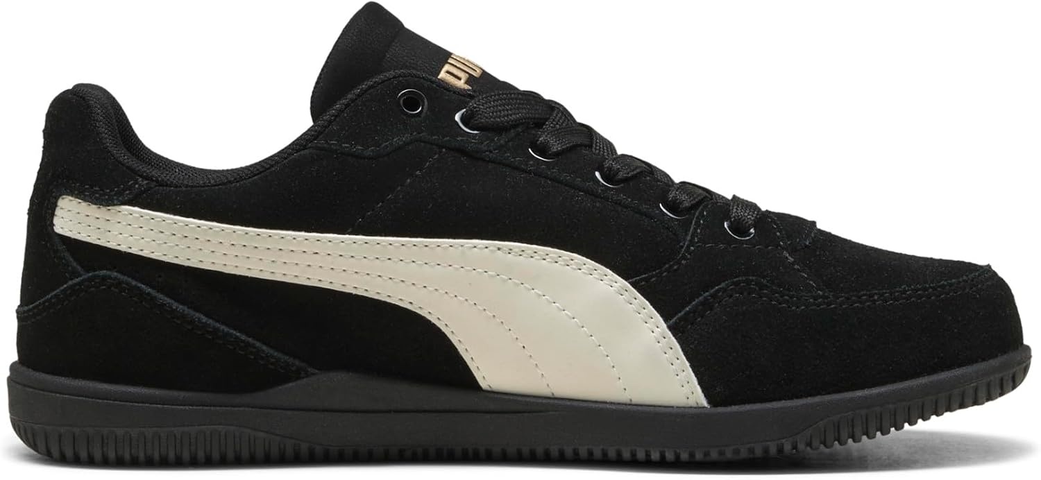 image:imagePUMA Womens KModa Mesh Lace Up Sneakers Shoes CasualPuma Blackwarm Whitepuma Gold