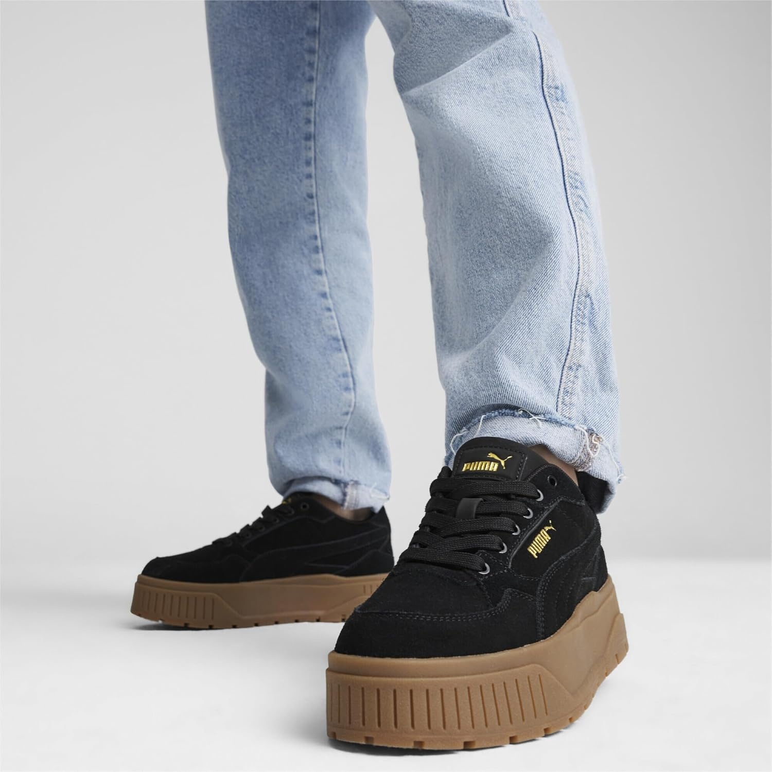 image:imagePUMA Womens Karmen II Idol SneakersBlack Gold