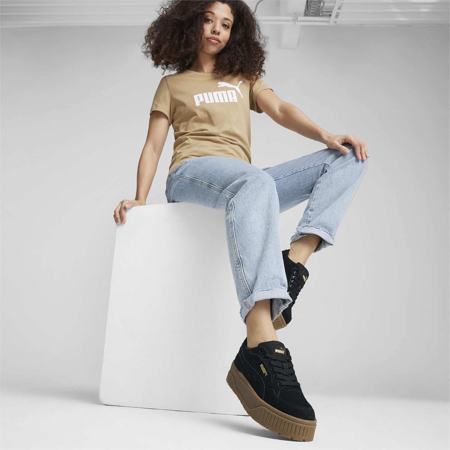 image:imagePUMA Womens Karmen II Idol SneakersBlack Gold