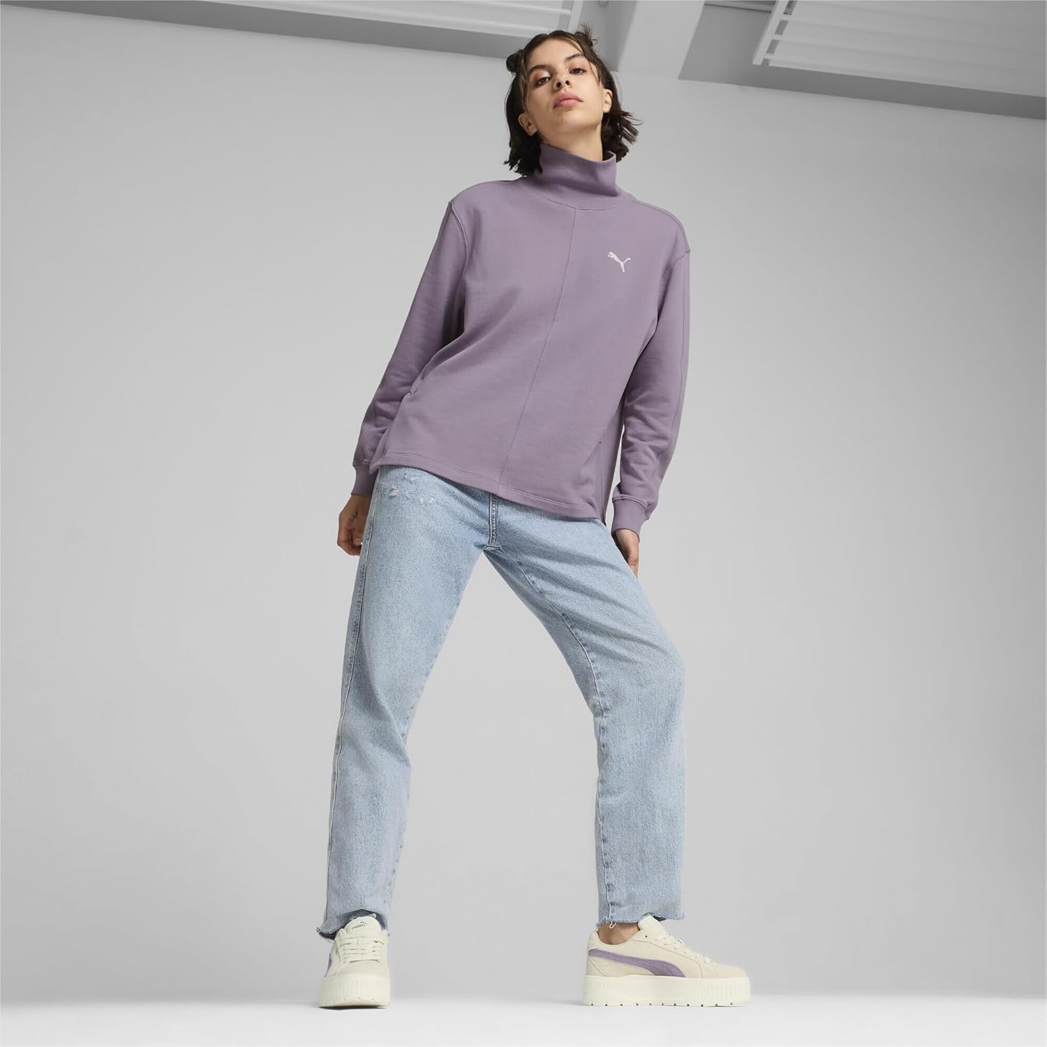 image:imagePUMA Womens Karmen II Idol SneakersFrosted Ivorypale Plum