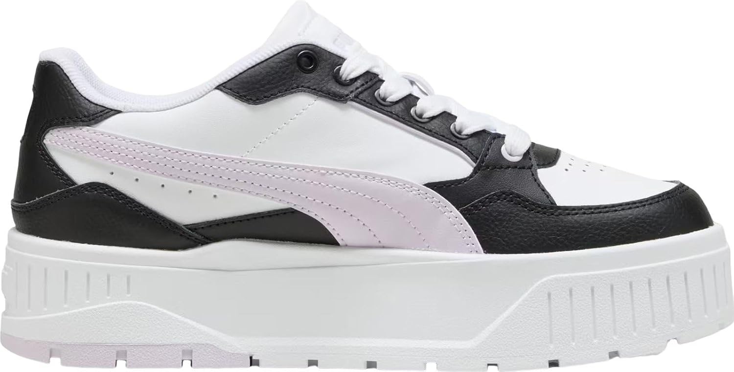 image:imagePUMA Womens Karmen II Idol SneakersPuma White Lilac Frost Puma Black