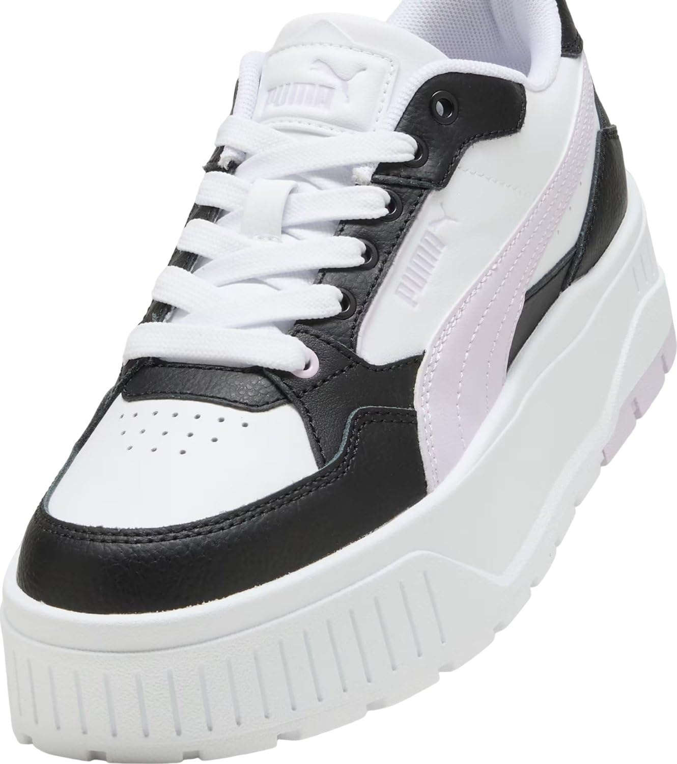 image:imagePUMA Womens Karmen II Idol SneakersPuma White Lilac Frost Puma Black
