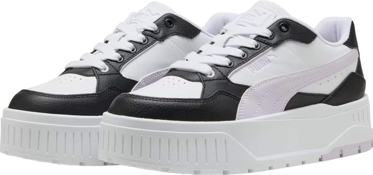 image:imagePUMA Womens Karmen II Idol SneakersPuma White Lilac Frost Puma Black