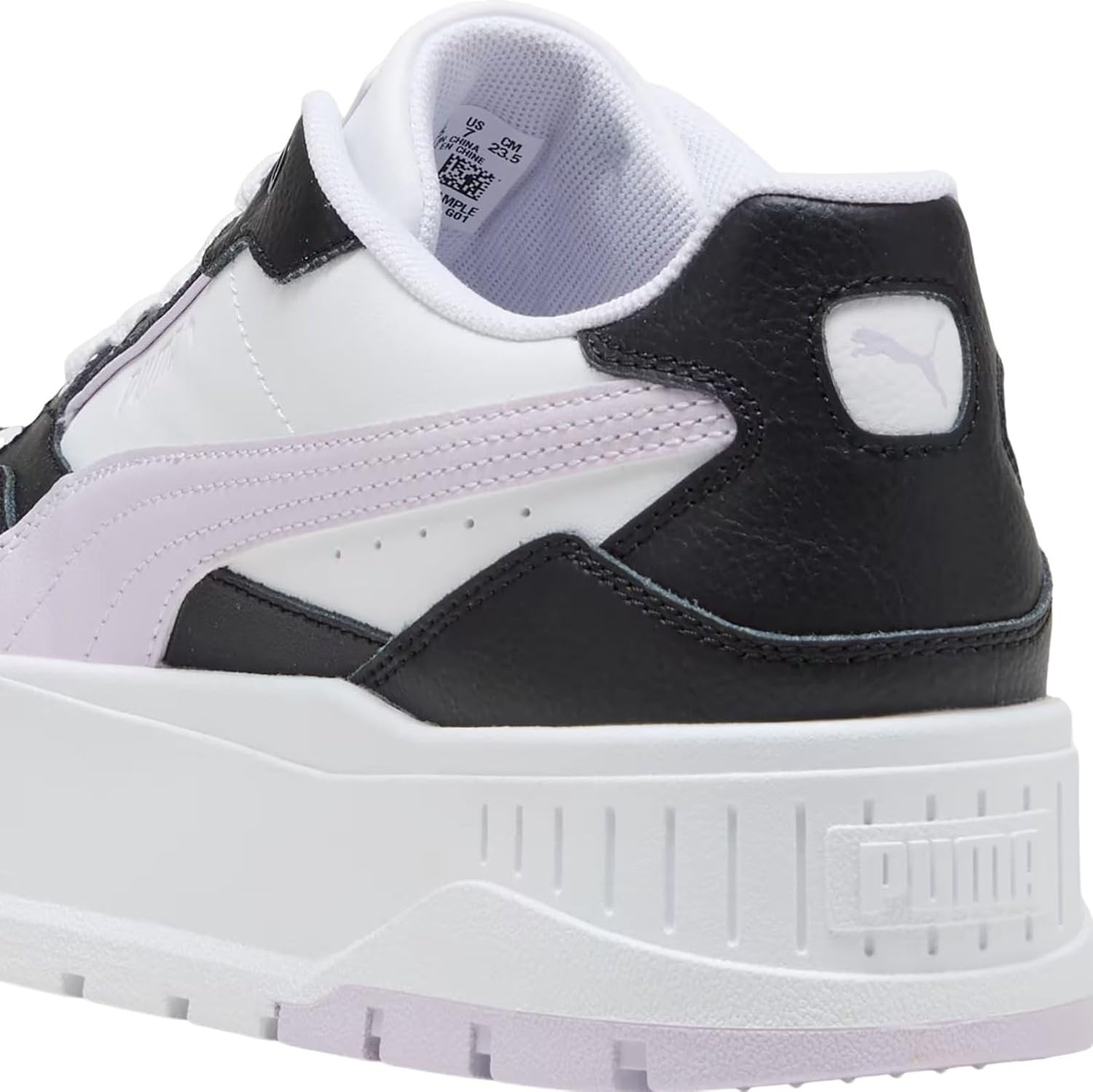 image:imagePUMA Womens Karmen II Idol SneakersPuma White Lilac Frost Puma Black