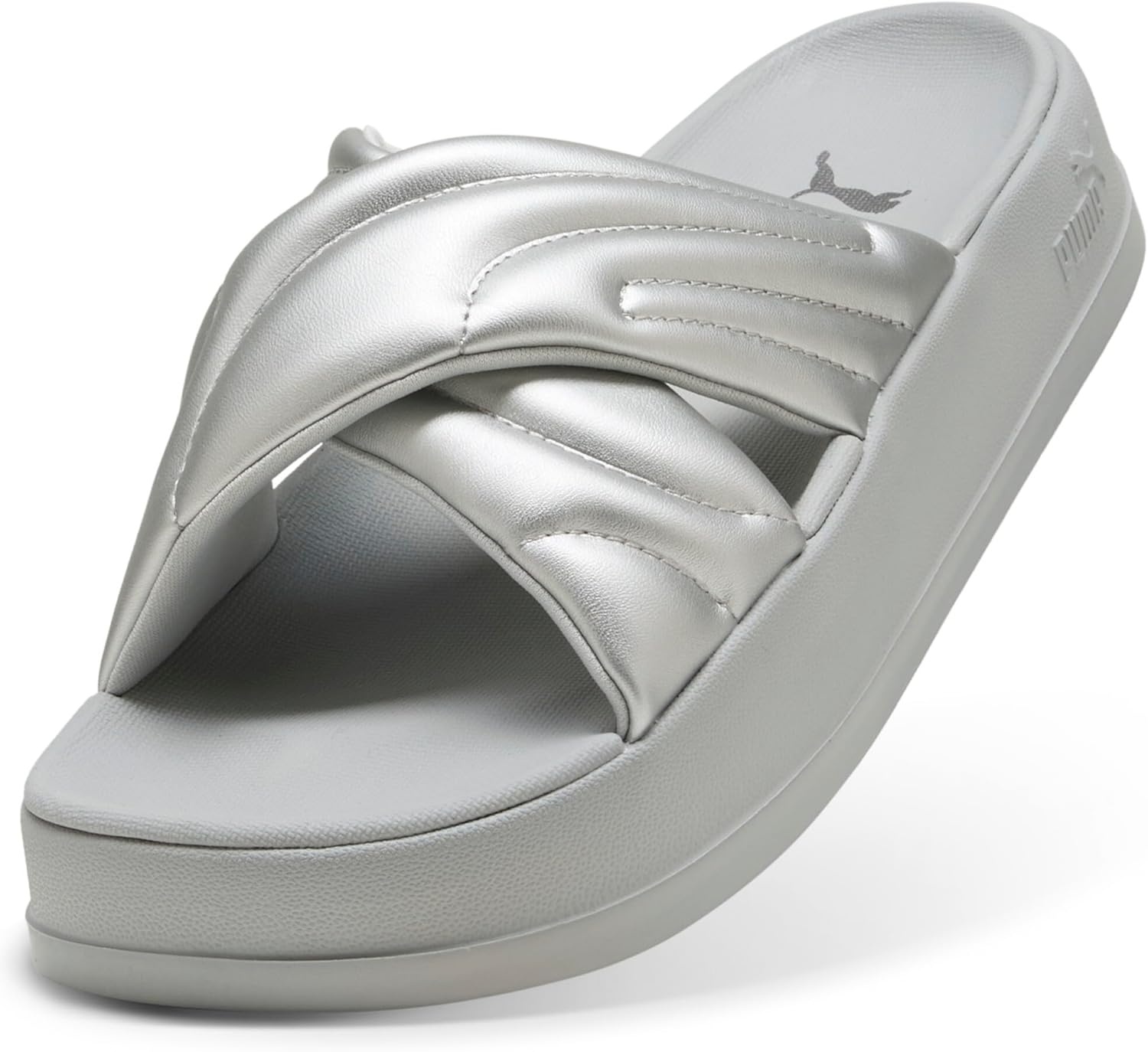 image:imagePUMA Womens Leadcat Platform Slide SandalPuma Aged Silvergray Echo