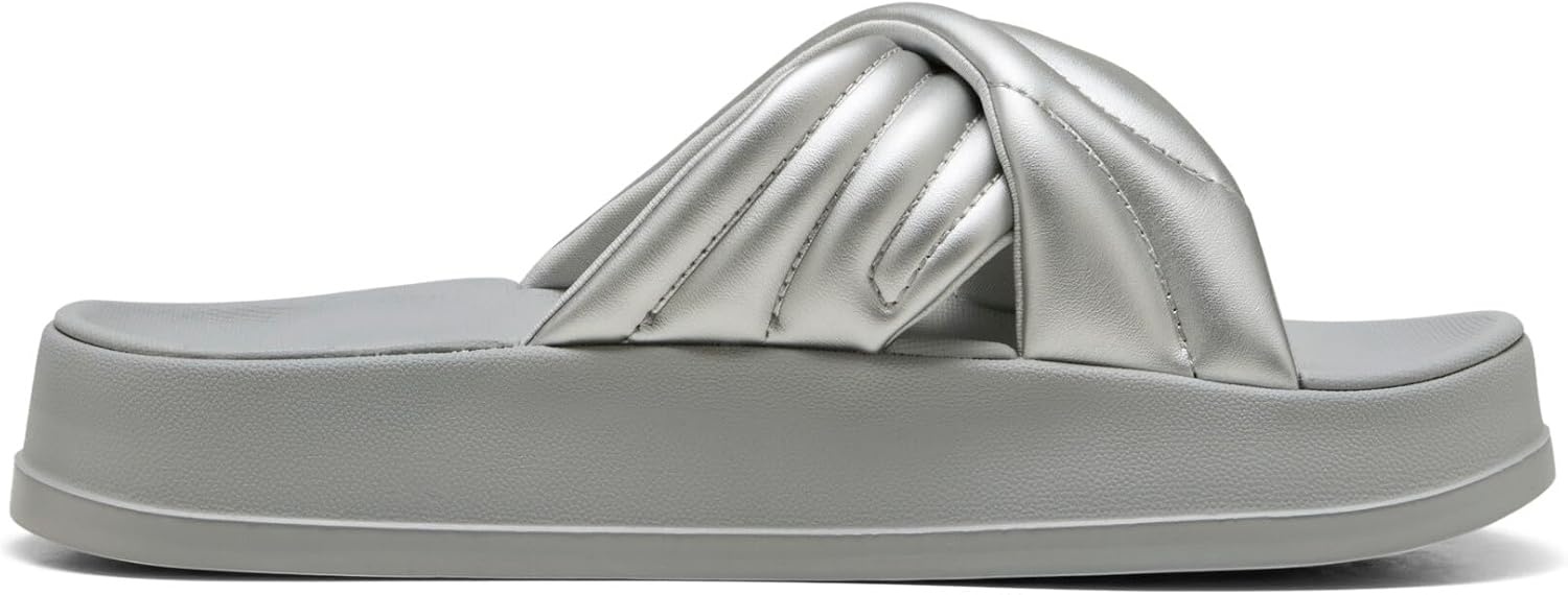 image:imagePUMA Womens Leadcat Platform Slide SandalPuma Aged Silvergray Echo