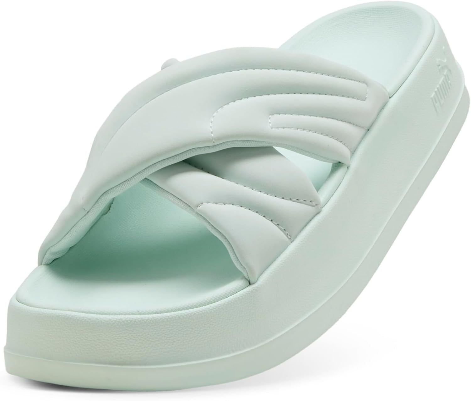 image:imagePUMA Womens Leadcat Platform Slide SandalsPeaceful Bluepuma White