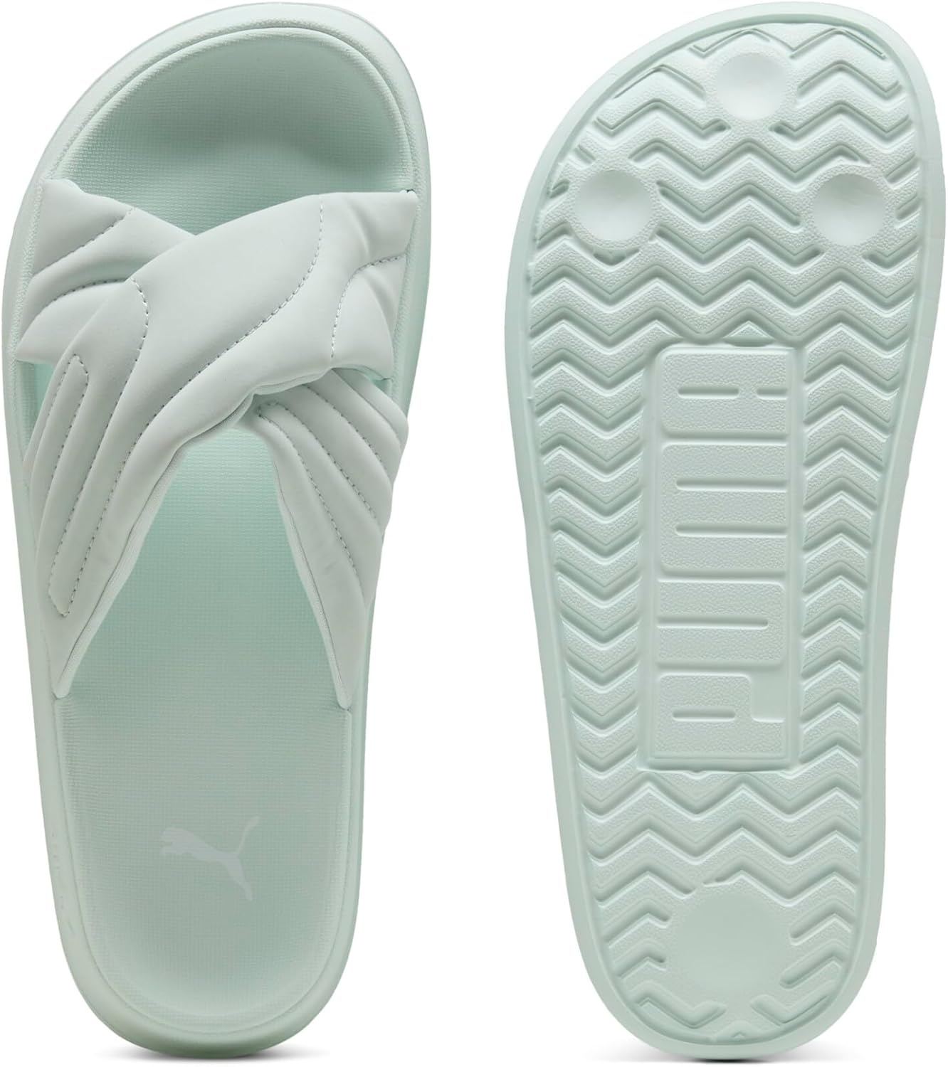 image:imagePUMA Womens Leadcat Platform Slide SandalsPeaceful Bluepuma White