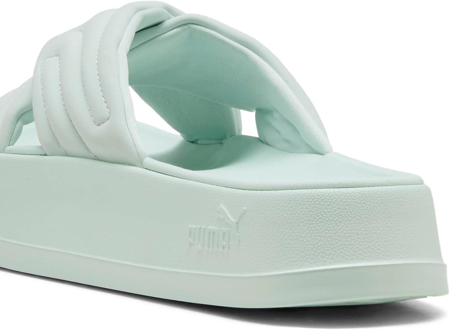 image:imagePUMA Womens Leadcat Platform Slide SandalsPeaceful Bluepuma White