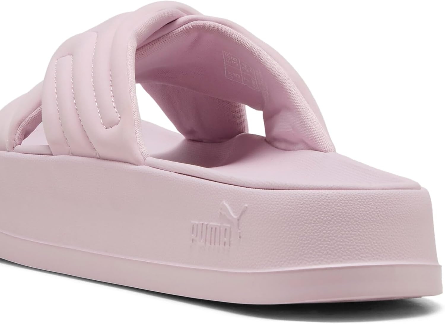 image:imagePUMA Womens Leadcat Platform Slide SandalsRose Mauvewhite