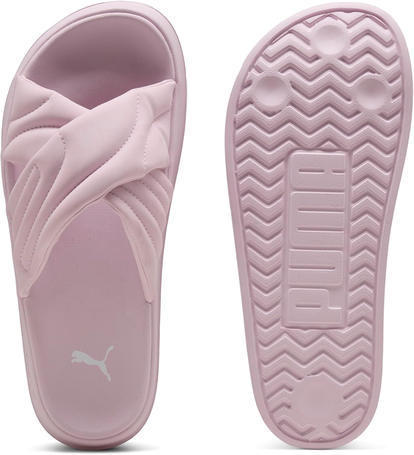 image:imagePUMA Womens Leadcat Platform Slide SandalsRose Mauvewhite