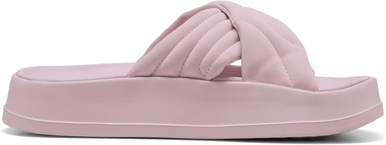 image:imagePUMA Womens Leadcat Platform Slide SandalsRose Mauvewhite