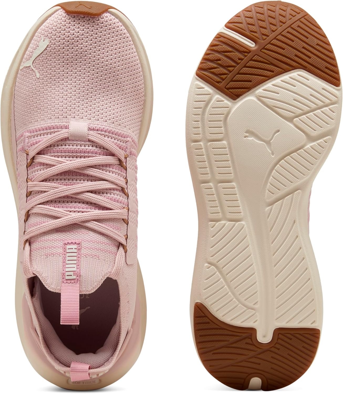 image:imagePUMA Womens Softride Symmetry Fuzion Running ShoesMauve Mistpoised Pinkwarm White Ah25