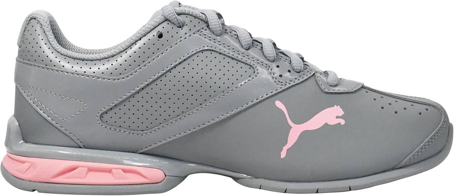 image:imagePUMA Womens Tazon 6 SneakerCool Mid Graypeach Smoothiepuma Silver
