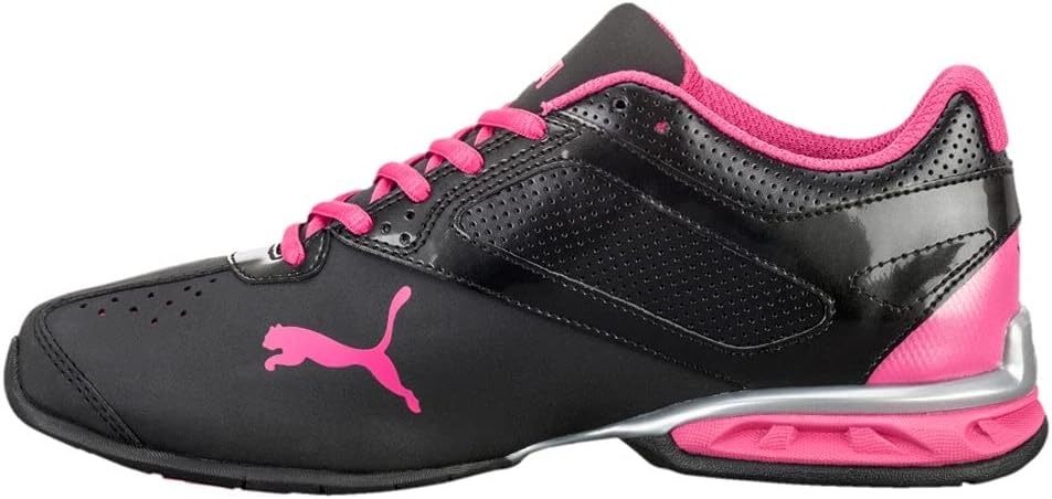 image:imagePUMA Womens Tazon 6 SneakerPuma Blackpuma Silverbeetroot Purple