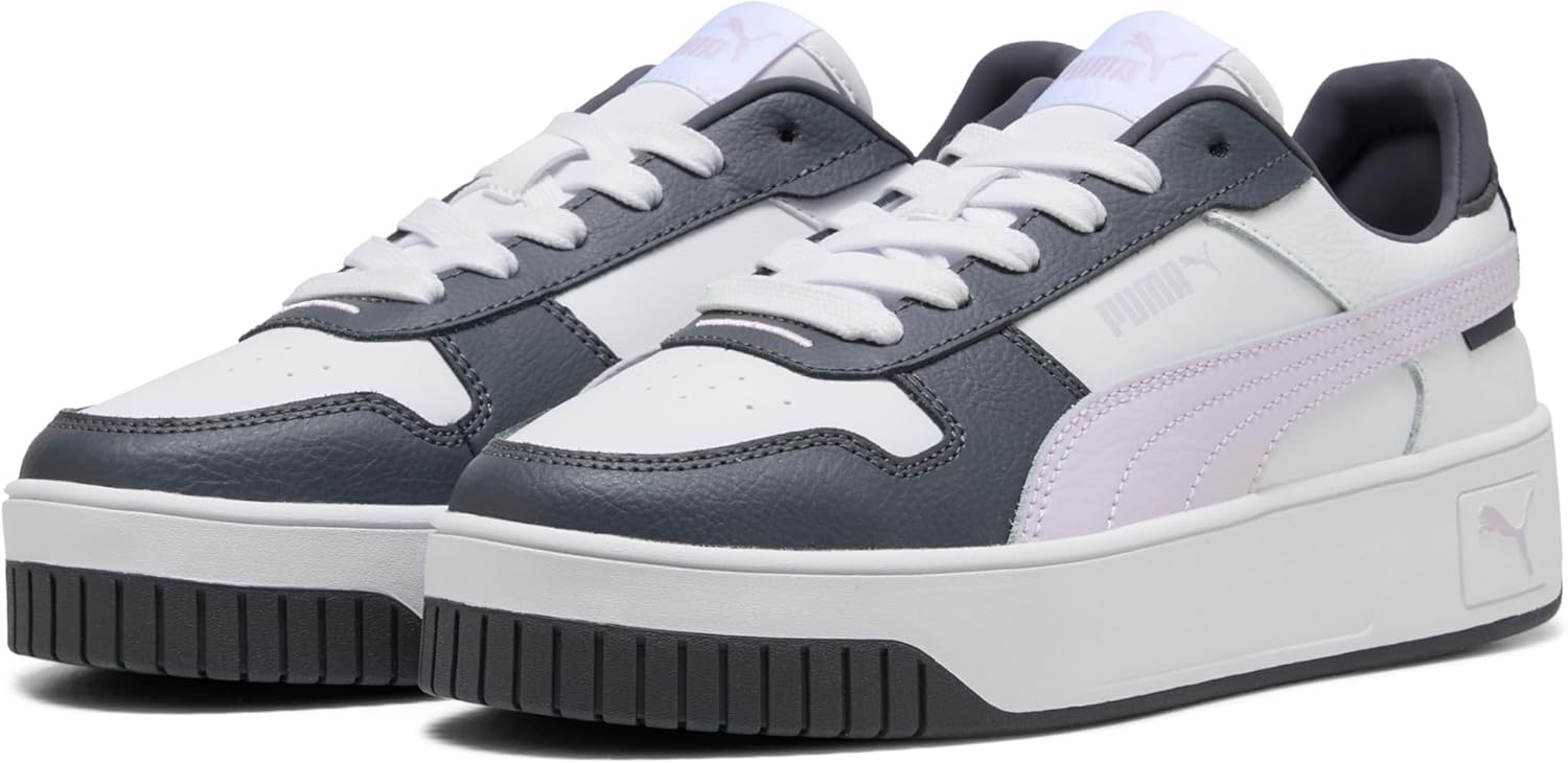 image:imagePUMA Womens Tazon 6 SneakerPuma White Lilac Frost Galactic Gray