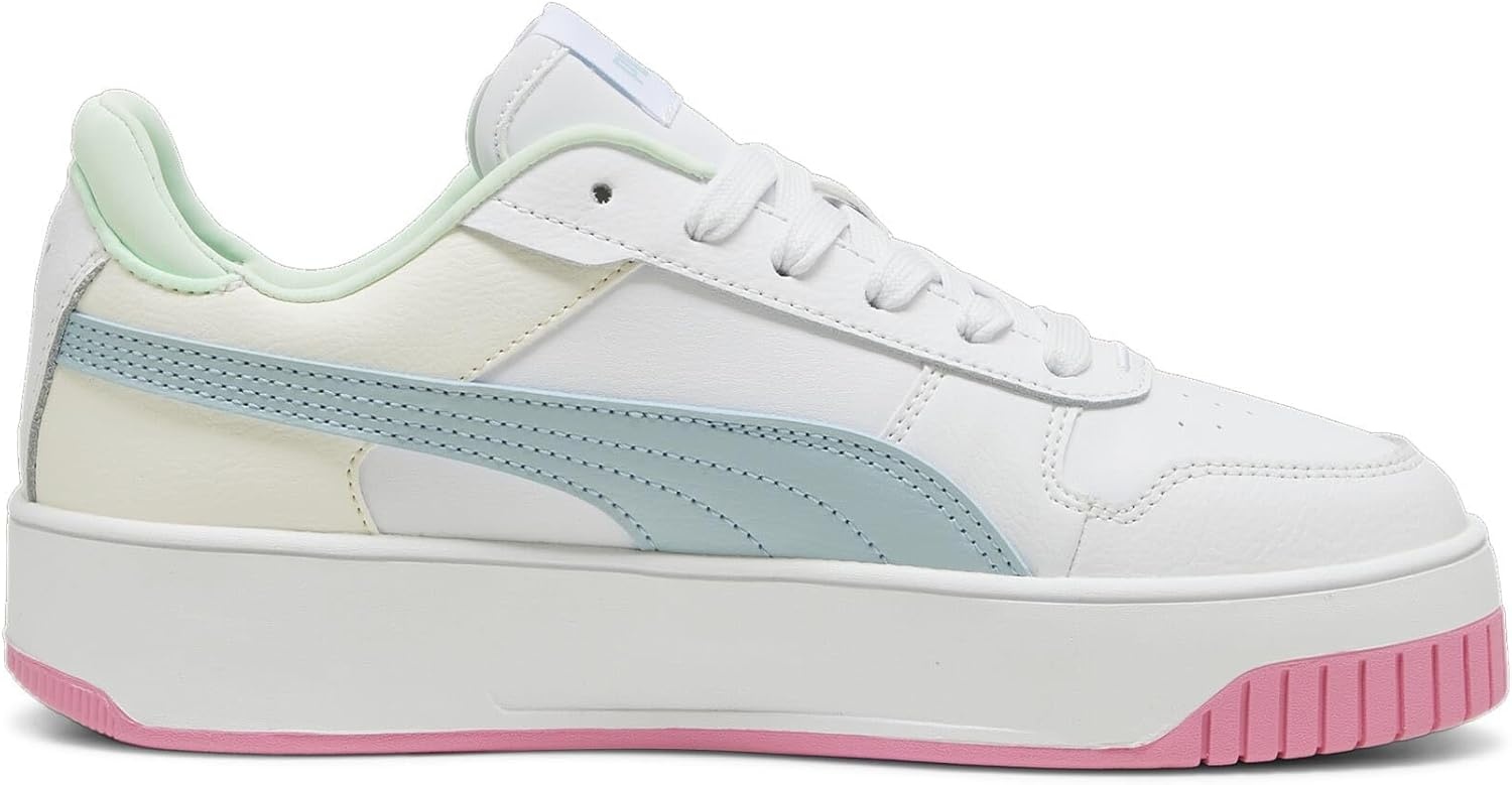 image:imagePUMA Womens Tazon 6 SneakerPuma White Turquoise Surf Puma Silver