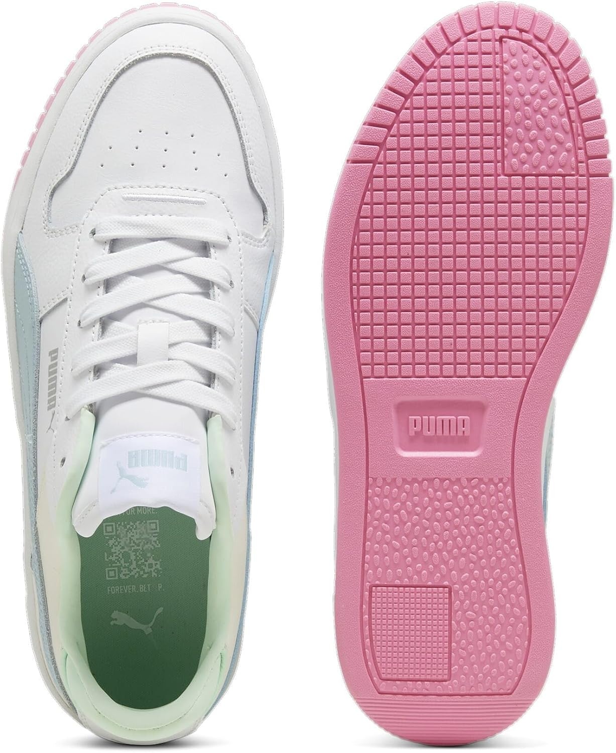 image:imagePUMA Womens Tazon 6 SneakerPuma White Turquoise Surf Puma Silver