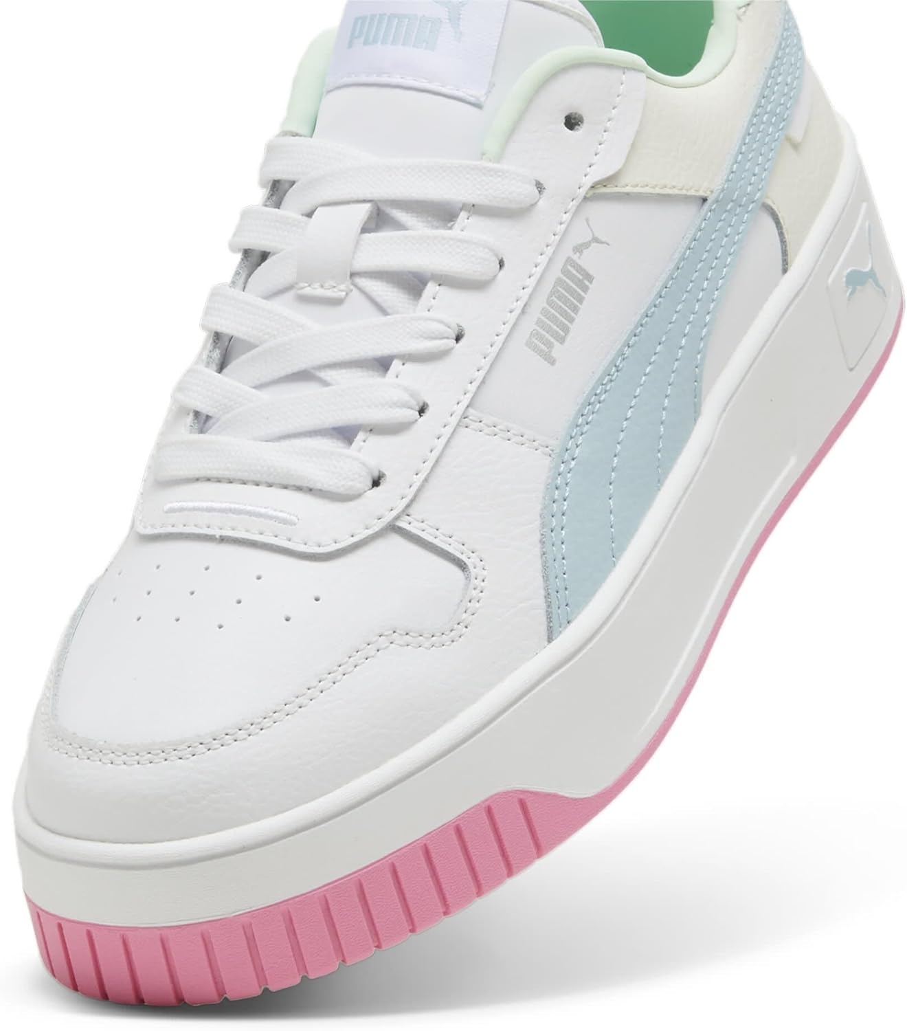 image:imagePUMA Womens Tazon 6 SneakerPuma White Turquoise Surf Puma Silver