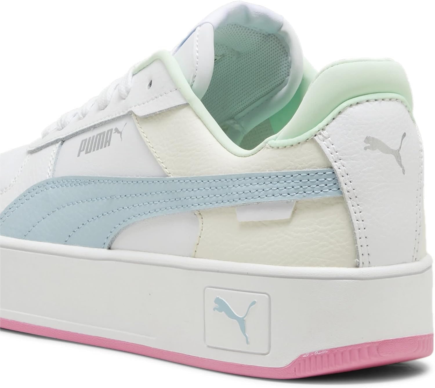 image:imagePUMA Womens Tazon 6 SneakerPuma White Turquoise Surf Puma Silver