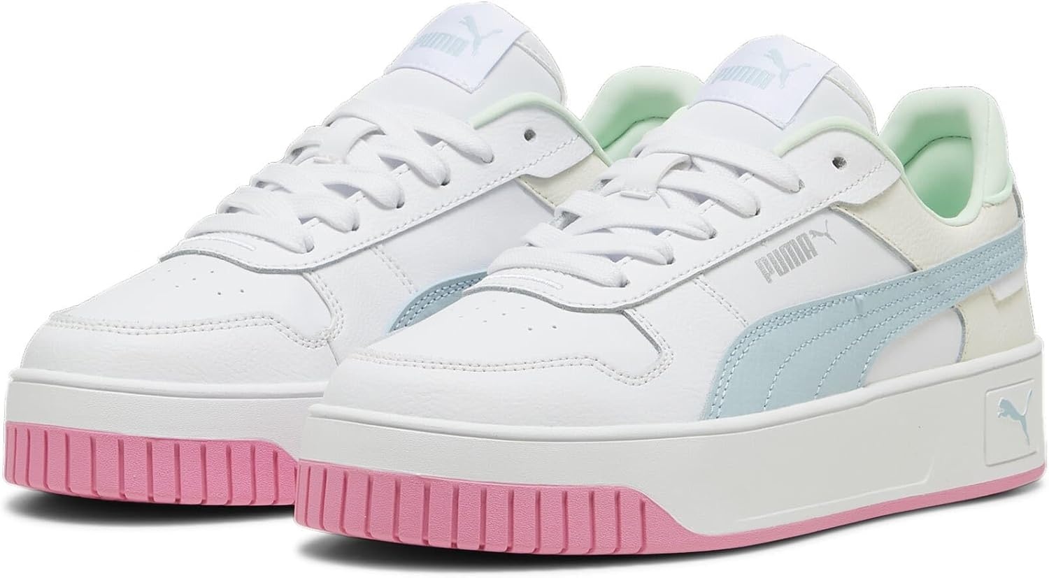 image:imagePUMA Womens Tazon 6 SneakerPuma White Turquoise Surf Puma Silver