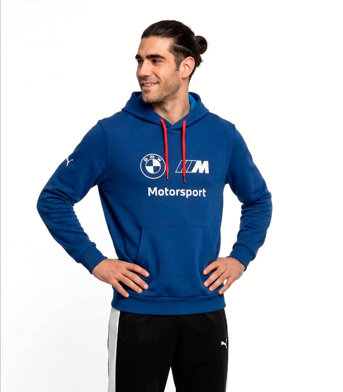 image:imagePUMA mens Bmw M Motorsport Essentials Fleece HoodiePro Bluem Color