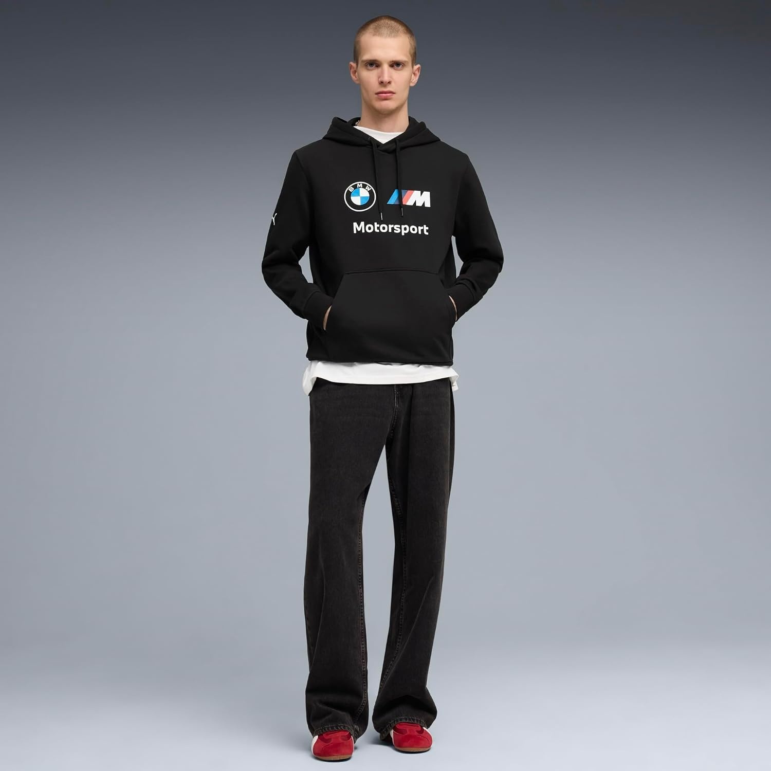image:imagePUMA mens Bmw M Motorsport Essentials Fleece HoodiePuma Black