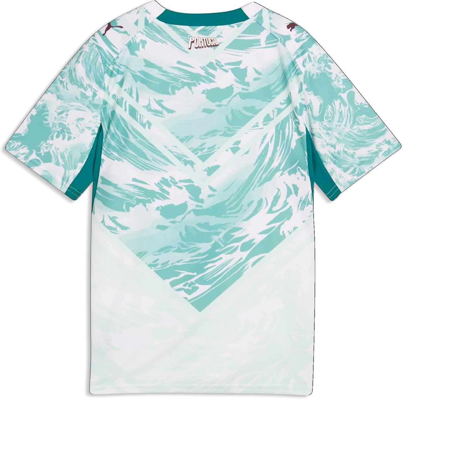 image:imagePuma Junior FA Portugal Away Jersey ReplicaPuma Whitegreen Lagoon