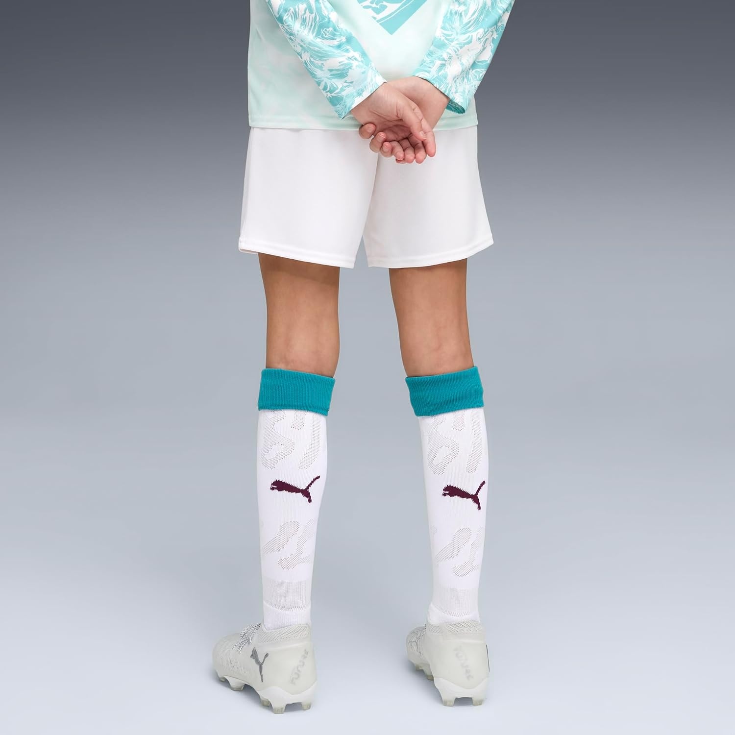 image:imagePuma Junior FA Portugal Shorts ReplicaPuma Whitegreen Lagoon